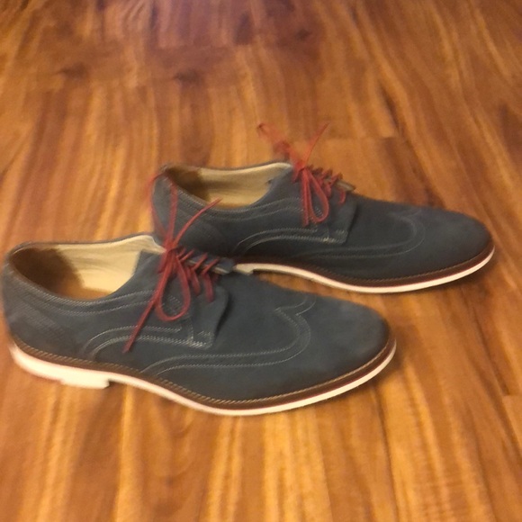 Johnston & Murphy Other - Mens J&M Blue soft leather wingtips